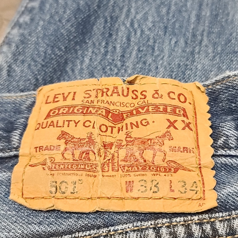 Levi 501 Jeans 38X34